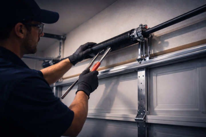 spring replacement aqj garage doors